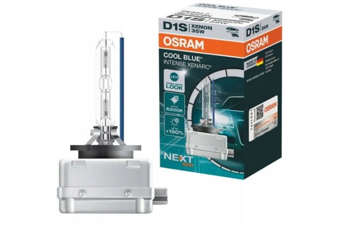 Bec D1S OSRAM 66140CBN 12/24V; 35W; COOL BLUE INTENSE (NextGen); cu pana 150% mai multa lumina; albastru; Pk32d-2; Omologare: ECE; pana la 3000 h; Fascicul luminos [lm]:3200; Culoare temperatura [K]:6200,