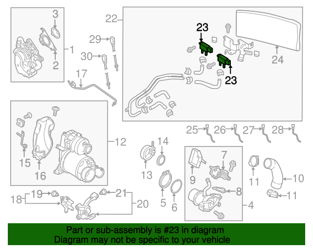 Senzor presiune evacuare, Audi A3 (8v1, 8vk), 04.2012-, A3 Sedan (8vs, 8vm), 05.2013-, A3 (8v), 2012-, Seat Leon (5f1), 09.2012-, Leon Sc (5f5), 01.2013-, Leon St (5f8), 09.2012-, Vw Golf Vii, 2012- Motor 1.6 Tdi, 2.0 Tdi,