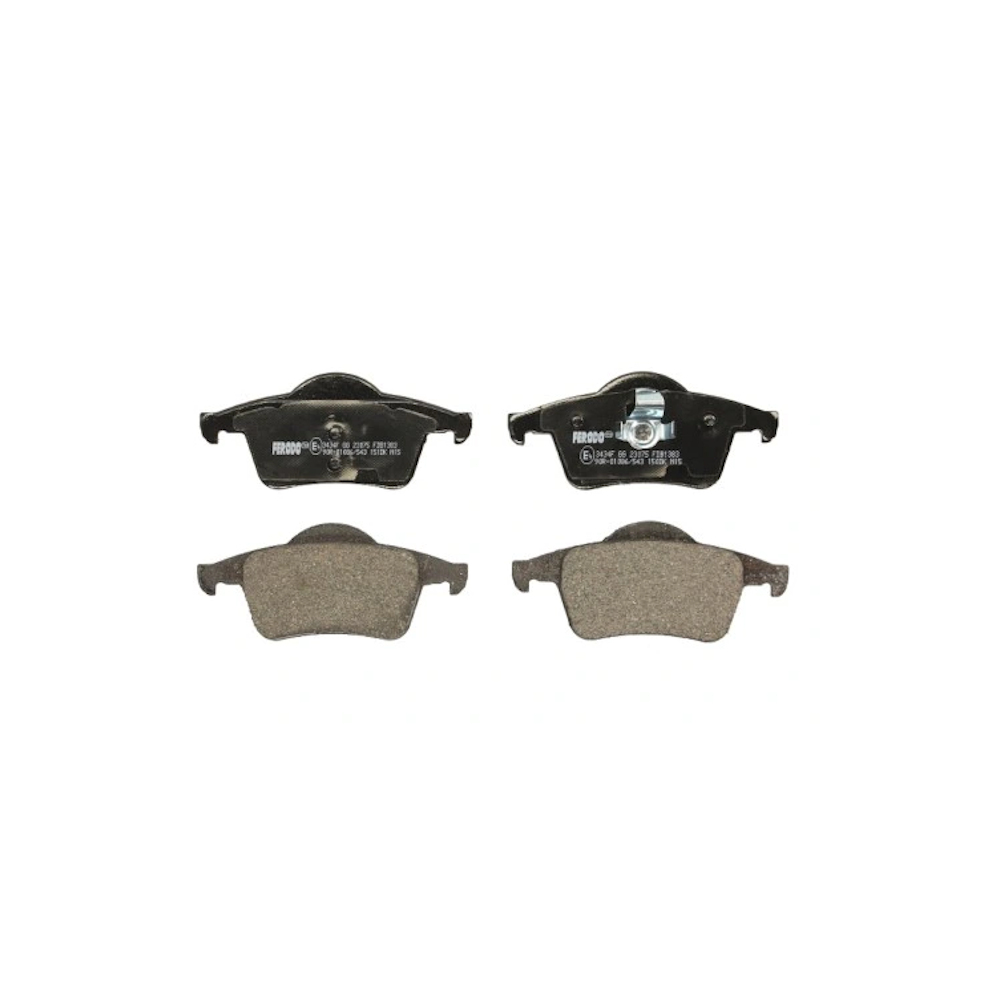 Placute frana spate Ferodo, Volvo C70, 03.1997-10.2005, S60, 2000-2010, S70, 1996-2000, S80, 1998-2008, V70, 1995-2000, V70, 1999-2008, Xc70 1997-2007,