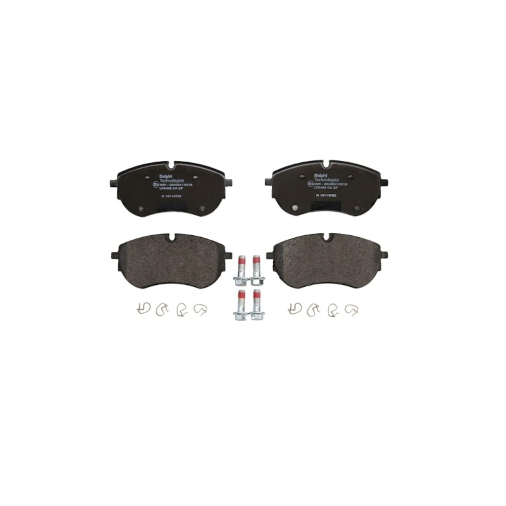 Placute frana fata Delphi, Vw Amarok, 2010-, Amarok Platforma / ?asiu (S1b, S6b, S7b), 09.2011- Motor 2.0 Bitdi 4motion, 2.0 Tdi, 2.0 Tdi 4motion, 2.0 Tsi, 3.0 Tdi, 3.0 Tdi 4motion,