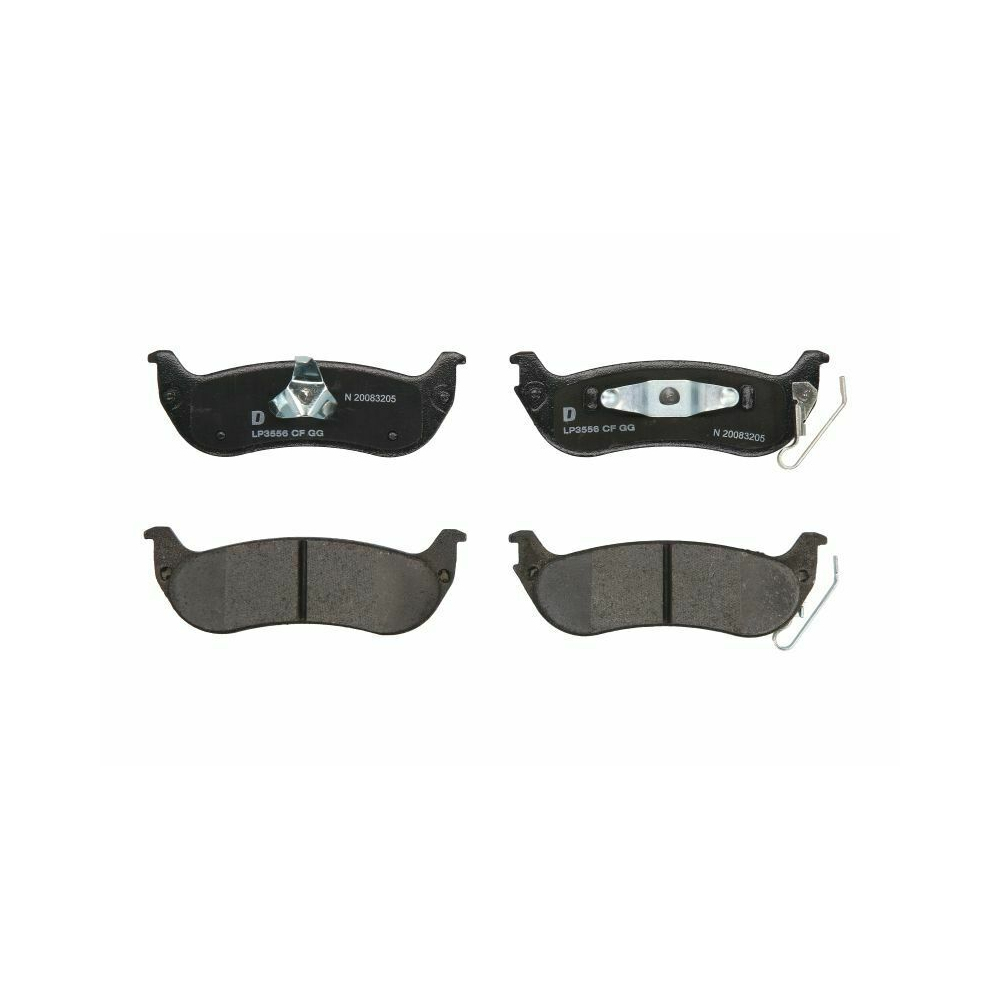 Placute frana spate Delphi, Chrysler Pacifica, 08.2003-09.2008 Motor 3.5, 3.5 Awd, 4.0, 4.0 Awd,