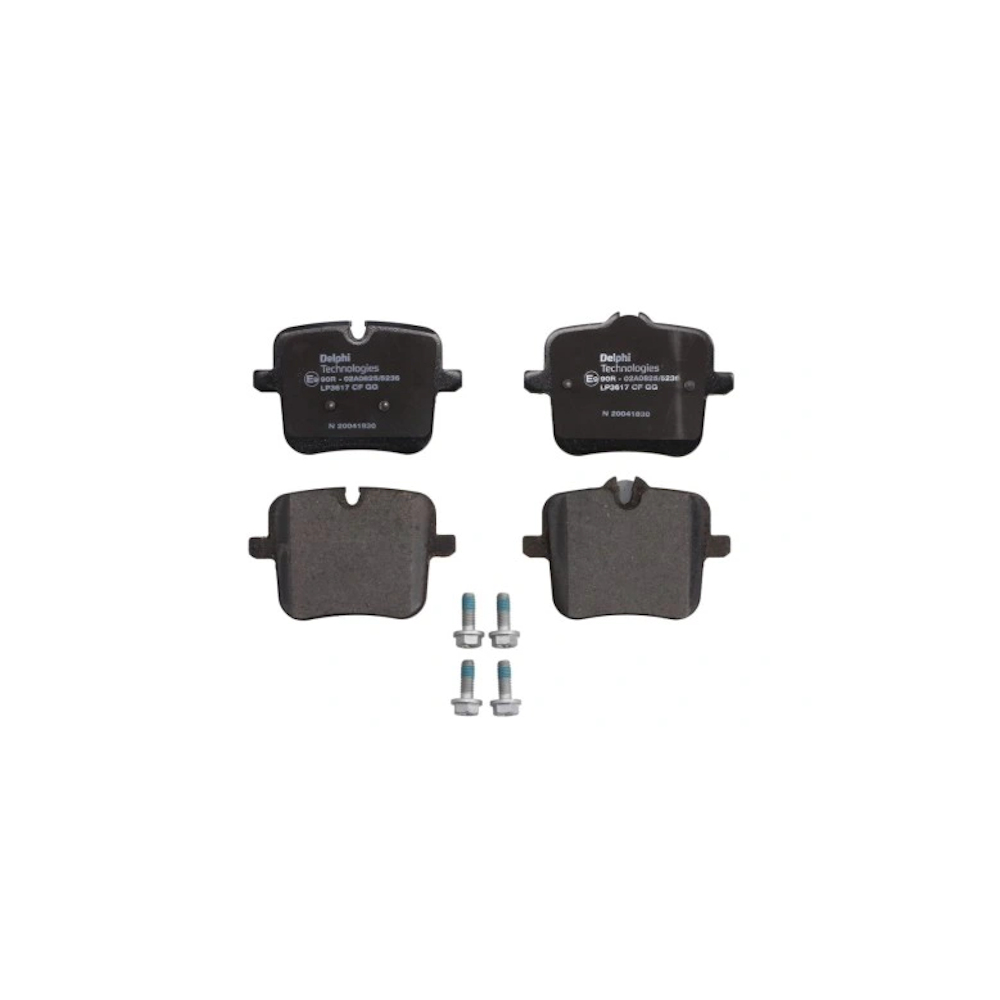 Placute frana spate Delphi, Bmw Seria 5 (G30, F90), 09.2016-, 7 (G11, G12), 07.2015-, 8 Cabriolet (G14, F91), 11.2018-, 8 Cupe (G15, F92), 07.2018-, 8 Gran Cupe (G16, F93), 07.2019-, X5 (G05, F95), 2018-, X6 (G06, F96), 2019-,