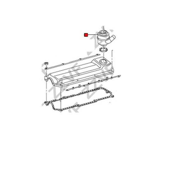 Separator ulei, Skoda Octavia I (1u), 1996-2010, Vw Bora (1j), Golf Iv, New Beetle, 1998-2010 Motor 2.0, 2.0 4x4, 2.0 4motion, 1.6,