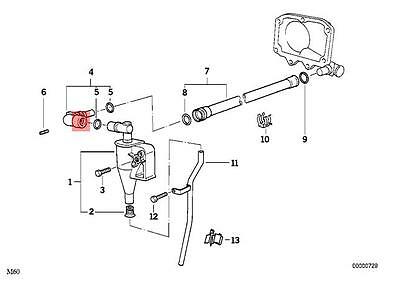 Separator ulei, Bmwseria 5 E34/E39 1991-2004, 7 (E32), 03.1985-10.1994, Seria 7 (E38), 1994-2001 Motor 530 I V8, 540 I V8, 535 I, 540 I, 530 I, 730 I,Il V8, 740 I,Il V8, 730 I, Il, 735 I, Il, 740 I, Il,