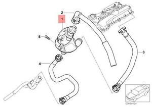 Separator ulei, Bmw Seria 1 (E87), 02.2003-01.2013, Seria 3 (E46), 1997-2007, 3 Touring (E46), 06.1999-07.2005, 3 Touring (E91), 12.2004-12.2012, X3 (E83), 2003-2011 Motor 120 I, 316 I, 318 I, 320 I, 318 Ci, 316 Ti, 318 Ti, 2.0 I,
