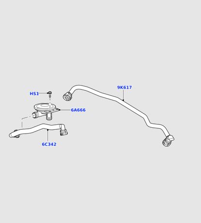 Separator ulei, Land Rover Discovery Iii (L319), 07.2004-09.2009, Range Rover Iii (L322), 03.2002-12.2012, Range Rover Sport (L320), 2005-2013 Motor 4.4 4x4, 4.2 4x4,