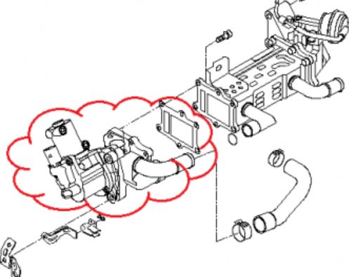 Supapa Egr Srl, Hyundai I40 (Vf), 07.2011-, Ix35, 2009-, Kia Carens Iv, 03.2013-, Optima, 01.2010-, Sportage (Sl), 09.2009- Motor 1.7 Crdi,