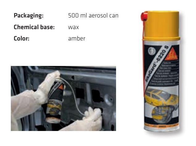 Spray ceara anticoroziune SikaGard-6220S 500ml; spray; maro,