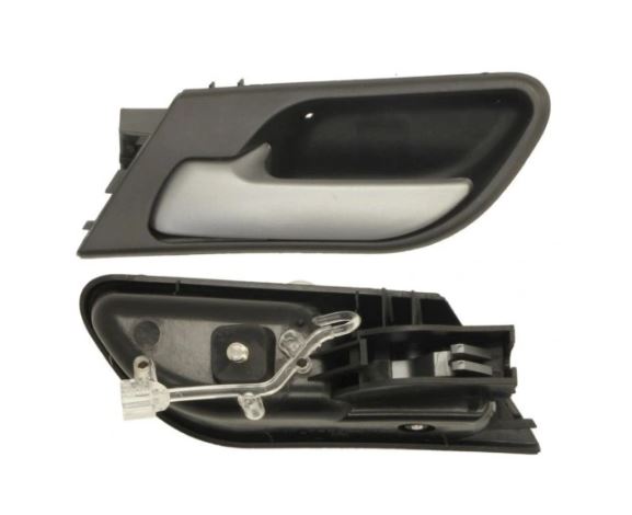 Maner usa interior Bmw X5 (E53), 05.2003-10.2006, fata, Stanga, negru; cu tija cromata