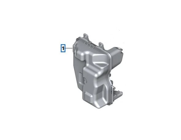 Rezervor spalator parbriz BMW Seria 2 ACTIVE/GRAND TOURER (F45/46), 06.2014-; X1 (F48), 06.2015-; X2 (F39), 03.2018-, MINI COUNTRYMAN, 02.2017-, Fara pompa spalator parbriz, fara sistem spalare far, Fara gura umplere, Cu senzor nivel lichid