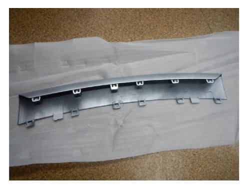 Spoiler bara fata JEEP CHEROKEE (KL), 09.2013-12.2018, argintiu
