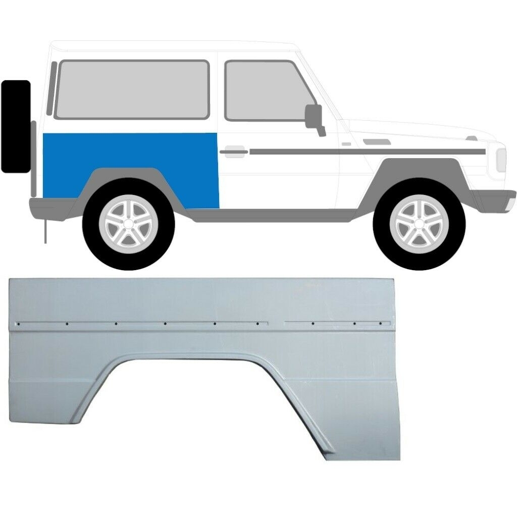 Aripa spate Mercedes Clasa G W460, 05.1979-1989 si (W461/463) 09.1989-2002, Pentru Modelul In 3 Usi, Partea Dreapta,