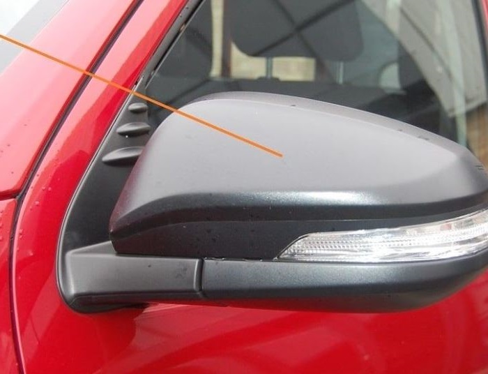 Carcasa oglinda exterioara Toyota Hilux (N120), 06.2016-, Stanga, carcasa texturata