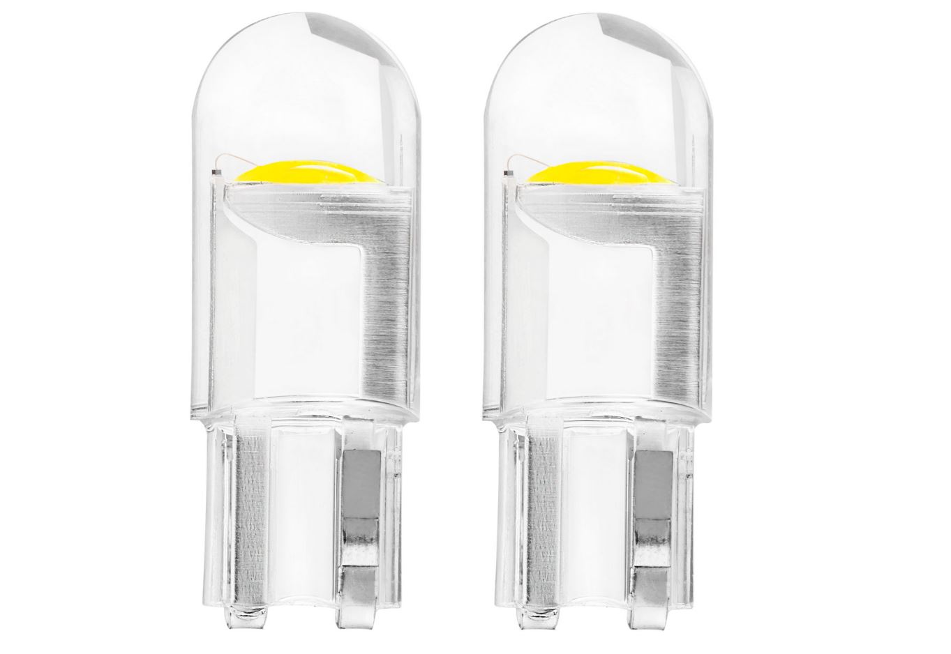 Bec de pozitie AMIO LED COB, T10 W2.1x9.5 T10 W5W COB HPC 12V , culoare alb , set 2 buc