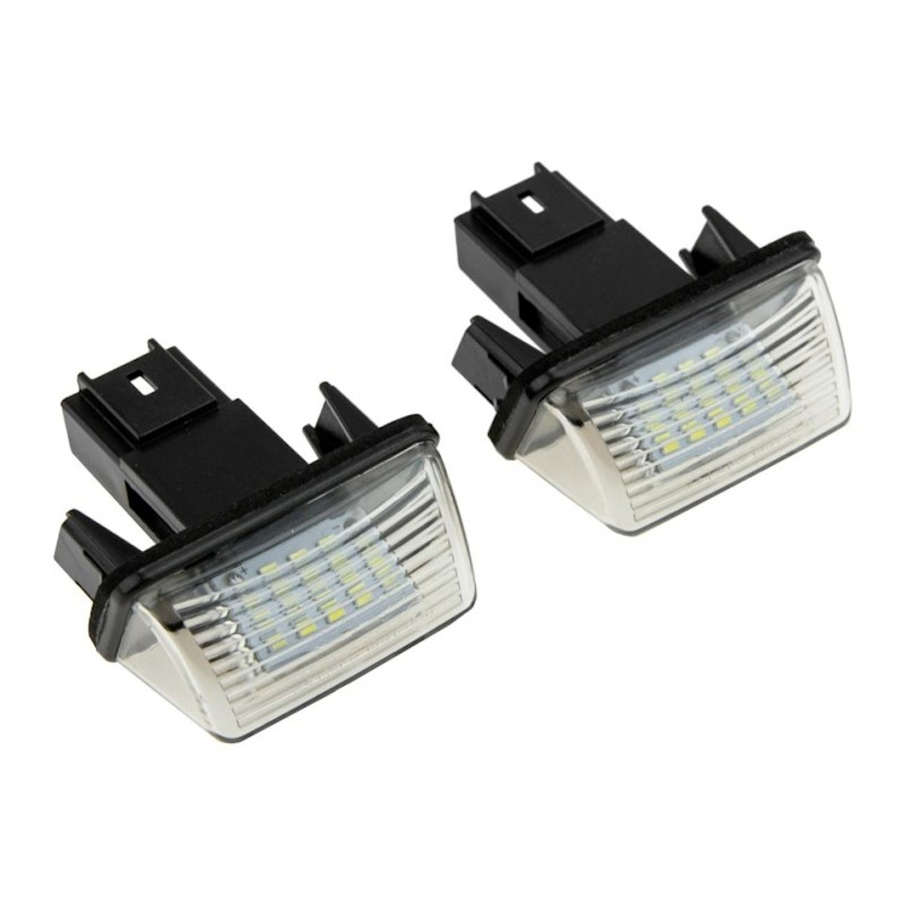 Set lampa numar LED Canbus, Citroen Berlingo, C3, C3 Picasso, C3 II, C4, C4 Picasso, C5, C5 II, Xsara Picasso, Peugeot 206, 207, 307, 308, 407, 5008