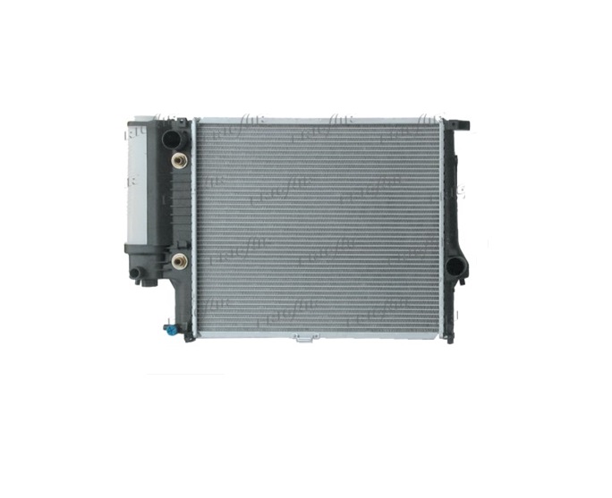 Radiator apa racire motor SRL, BMW 5 E34, 01.1989-09.1992 motor 2.0 R6; 2.5 R6 benzina (520i; 525 i/ix) model tropic, aluminiu/ plastic brazat, 521x435x42 mm,