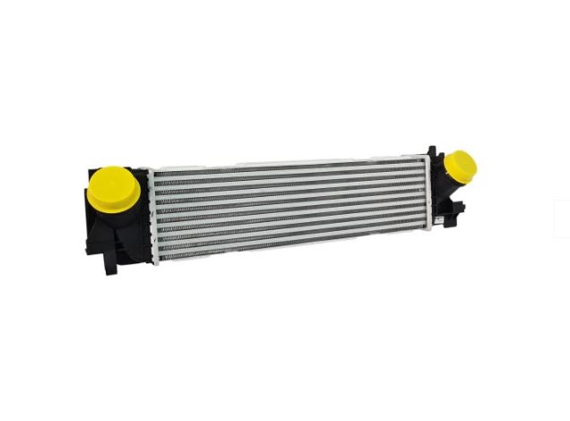 Intercooler SRL, BMW 2 (G42), 10.2021-, Seria 3 (G20/G21), 03.2020-; Seria 4 / GC (G22/23/26), 07.2020- motor 2,0T benzina; 2,0 diesel, aluminiu/ plastic brazat, 525x142x80 mm, intrare/iesire cu conexiune rapida