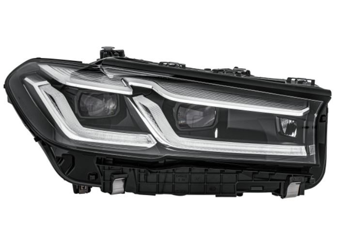 Far BMW Seria 5 (G30/G31), 06.2020-, partea dreapta, HELLA, Tip=MATRIX; LED; electric; fara unitate control LED; LED; Numar functii iluminare:5; fara marcaj &quot;BMW&quot;; marcaj &quot;LED&quot;