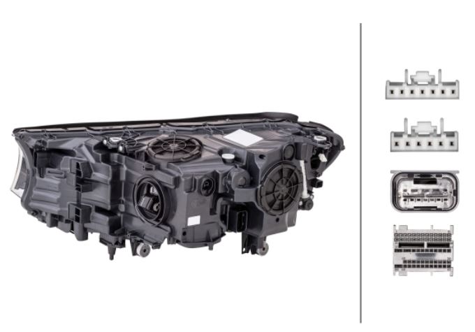 Far BMW Seria 7 (G11/G12), 07.2015-06.2019, partea stanga, ZKW, asistenta faza lunga; asistenta faza scurta; LED; LED; cu lumina viraje