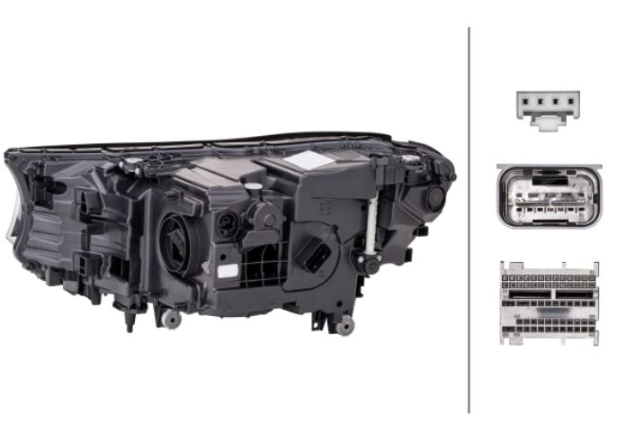 Far BMW Seria 7 (G11/G12), 07.2015-06.2019, partea dreapta, ZKW, LED; LED; cu lumina viraje