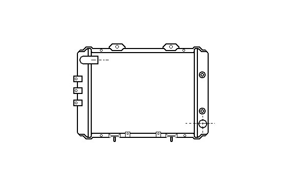 Radiator apa racire motor, NISSAN VANETTE, 08.1987- motor 2.0, aluminiu/ plastic brazat, 478x403x26 mm, produs in Japan