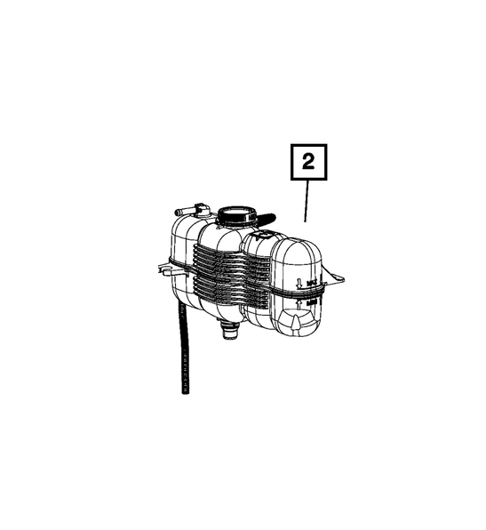 Vas de expansiune, JEEP CHEROKEE (KL), 2019- motor 3,2 benzina, fara capac,