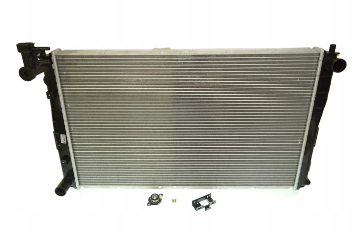 Radiator apa racire motor, KIA CARNIVAL, 06.1998-10.2006 motor 2,5 V6 benzina; cv manuala, aluminiu/ plastic brazat, 700x424x16 mm,