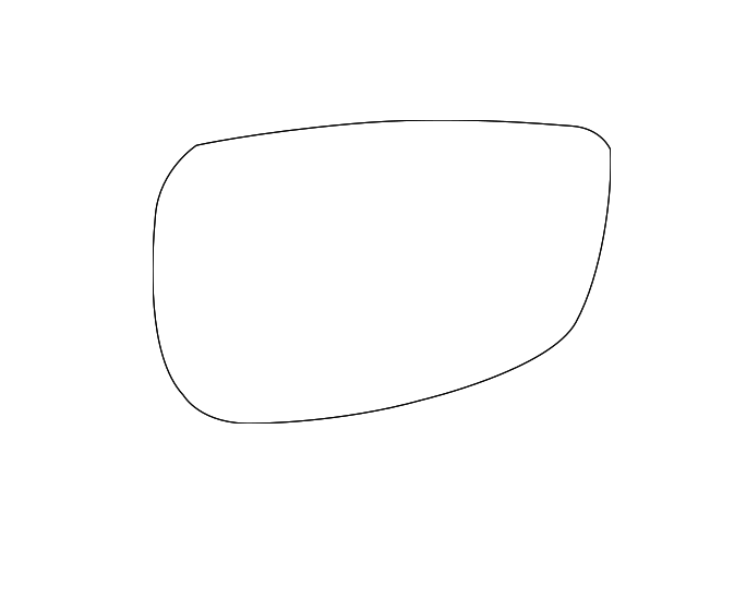 Geam oglinda exterioara MAZDA 3 (BP), 03.2019-, partea dreapta, View Max, incalzit; sticla asferica; geam cromat