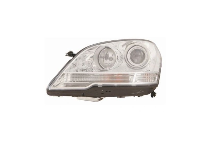 Far MERCEDES Clasa ML (W164), 10.2007-11.2011, partea stanga, DEPO, D1S+H7+PY21W+W5W+WY5W; electric; fara bec descarcare; fara ballast; cu motor; xenon; cu lumina viraje