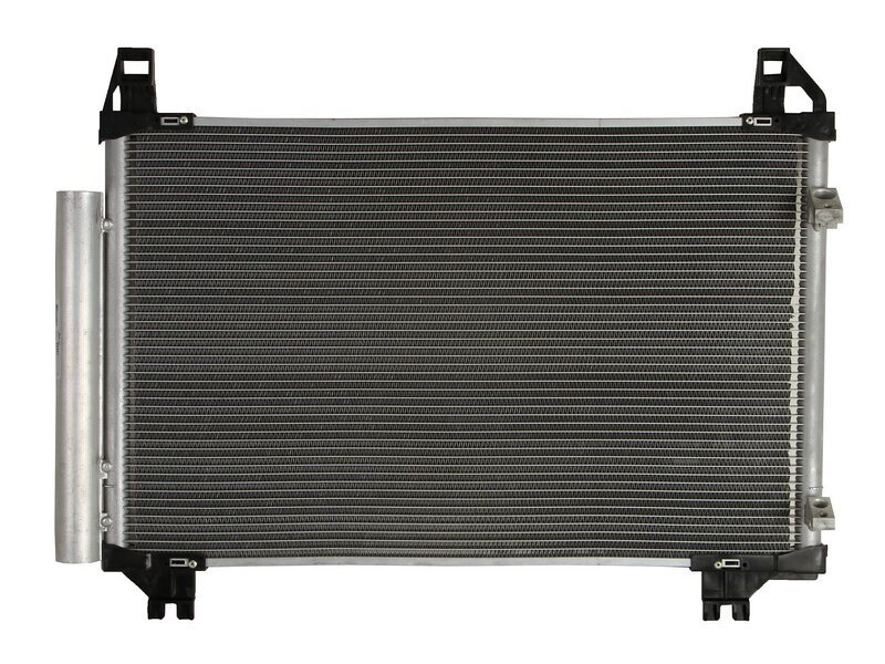 Condensator climatizare AC, SUBARU TREZIA, 2011-, Toyota URBAN CRUISER, 2009-; VERSO-S, 2010-2016; YARIS, 2005-; motor 1,0; 1,3/1,33 benzina, aluminiu/ aluminiu brazat, 545 (510)x340 (325)x16 mm, cu uscator si filtru integrat