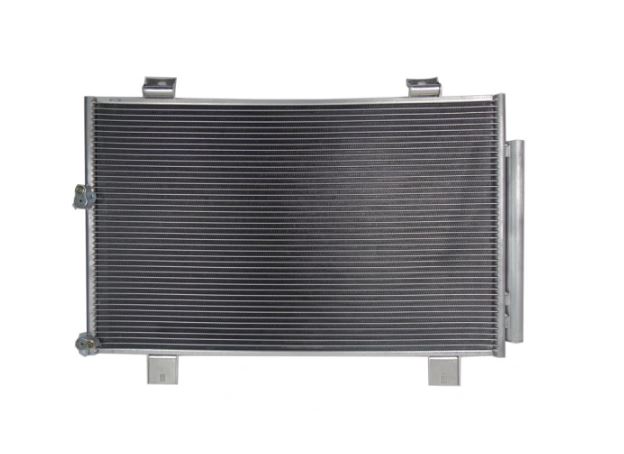Condensator climatizare AC Koyo, TOYOTA HIGHLANDER, 06.2008-10.2014 motor 2,7; 3,5 V6 benzina, aluminiu/ aluminiu brazat, 746(710)x455(441)x16 mm, cu uscator si filtru integrat