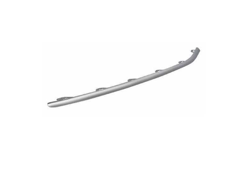Ornament grila bara protectie VOLKSWAGEN PASSAT (B7), 11.2010-02,2015, fata, partea dreapta, cromat
