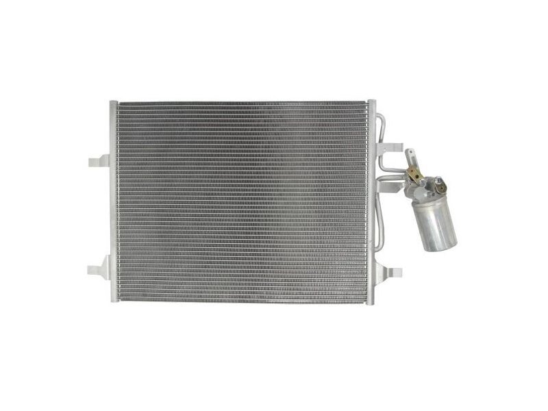 Condensator climatizare AC Valeo, VOLVO S60/V60, 2010-2019; V70, 2007-2016; XC60, 2008-10.2013; XC70, 2007-2016, aluminiu/ aluminiu brazat, 620(585)x470x16 mm, cu uscator
