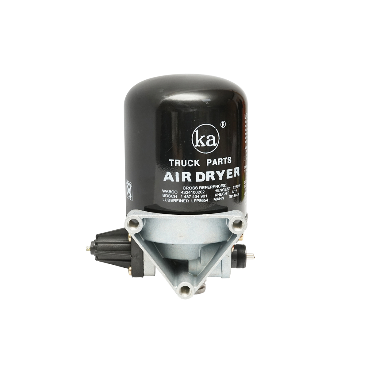 Uscator aer cu filtru pentru sistem compresor cod OEM 4324101110, 4324100202, 1487434901, LFP8654, T250W, aI12, TB1374X Breckner Germany