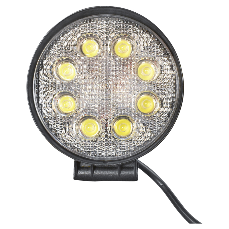 Lampa 8 LED-uri 10-60V 24W unghi de radiere 60 rotund