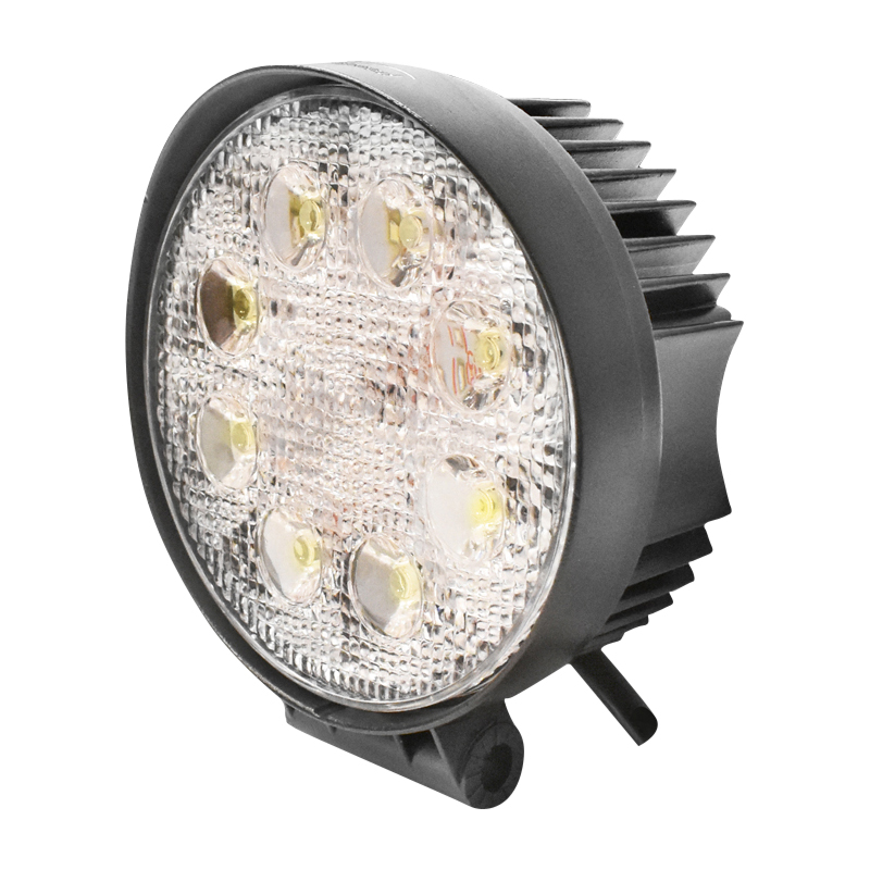 Lampa 8 LED-uri 10-60V 24W unghi de radiere 60 rotund