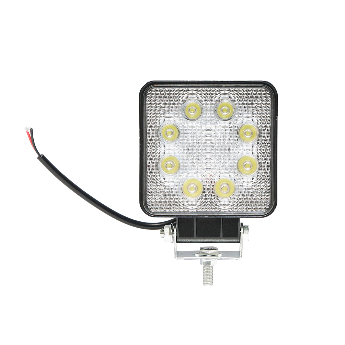 Lampa 8 LED-uri 10-60V 24W unghi radiere 30 de grade tip spot 107x107x51mm 6000K IP67 Breckner Germany