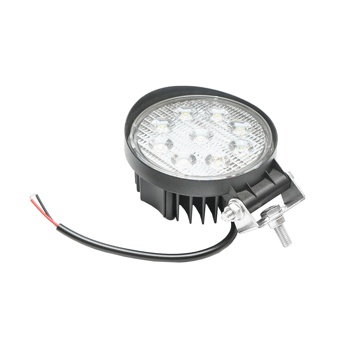 Lampa cu 9 LED-uri 10-60V 27W unghi radiere 60 de grade tip flood 6000K 107x107x51mm IP67 Breckner Germany