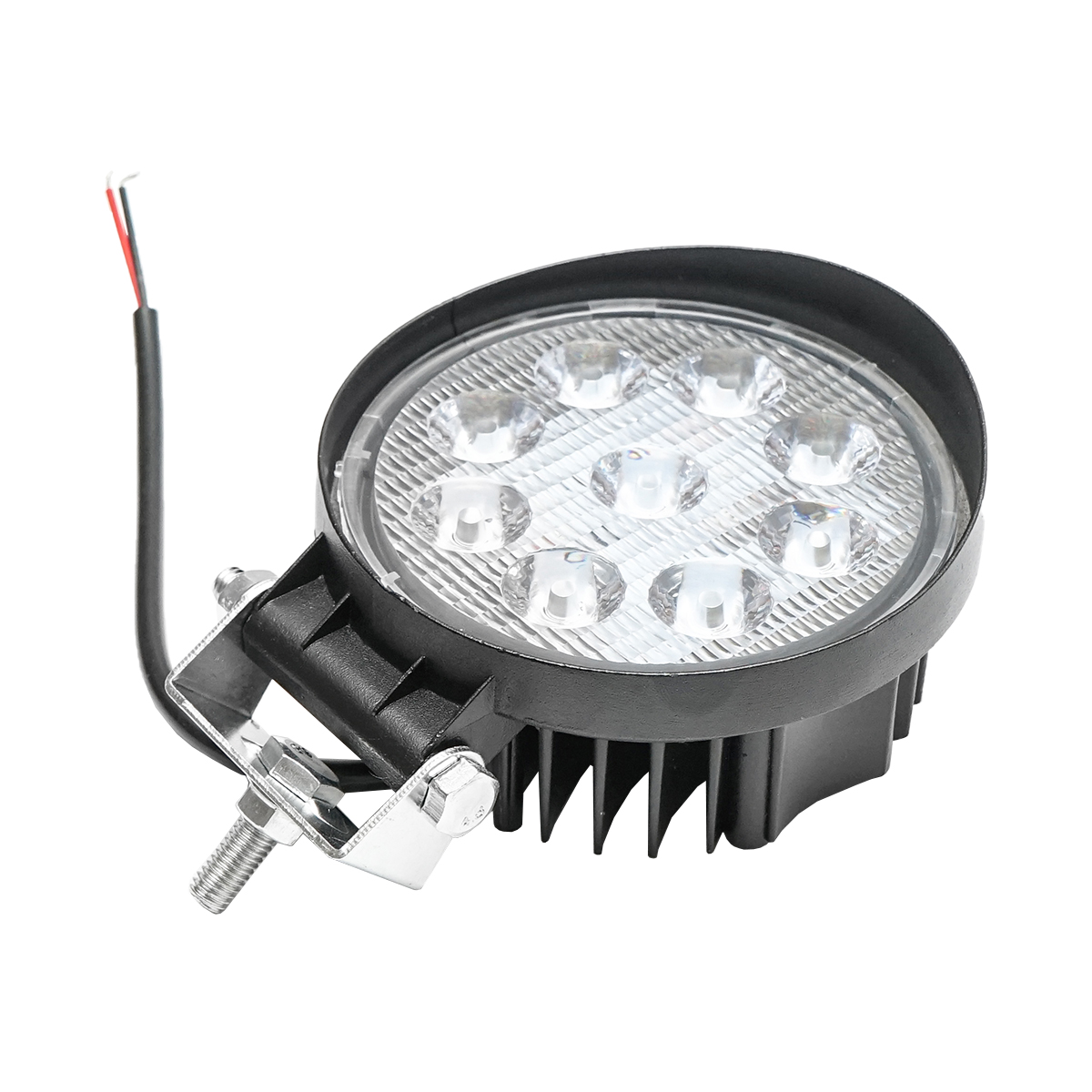 Lampa 9 LED-uri 10-60V 27W unghi de radiere 60 rotund