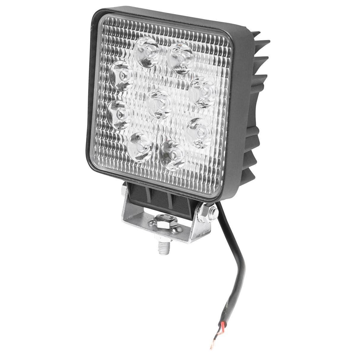 Lampa cu 9 LED-uri 10-60V 27W unghi radiere 30 de grade tip spot 107x107x49mm 6000K IP67 Breckner Germany