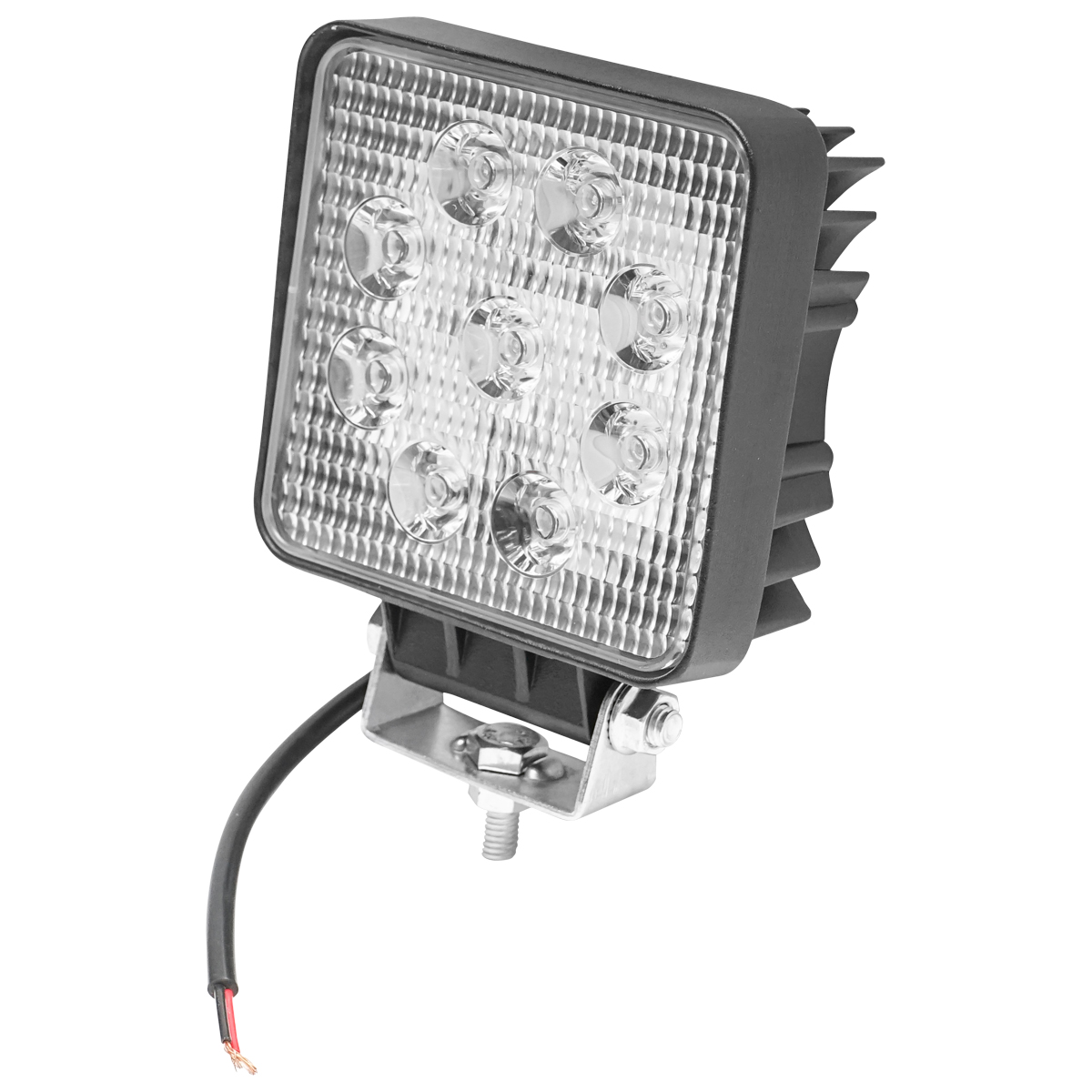 Lampa 9 LED-uri 10-60V 27W unghi de radiere 60 patrat