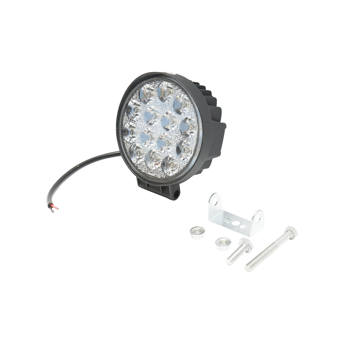 Lampa cu 14 LED-uri 10-30V 42W unghi radiere 60 de grade tip flood 114x114x61mm IP67 6000K Breckner Germany