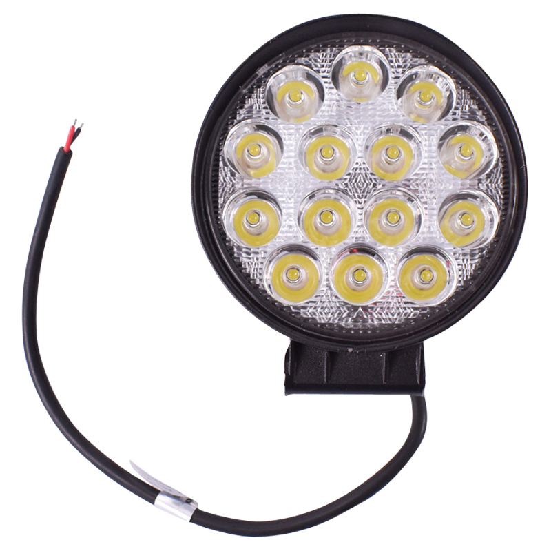 Lampa cu 14 LED-uri 10-30V 42W unghi radiere 30 de grade tip spot 114x114x61mm Breckner Germany