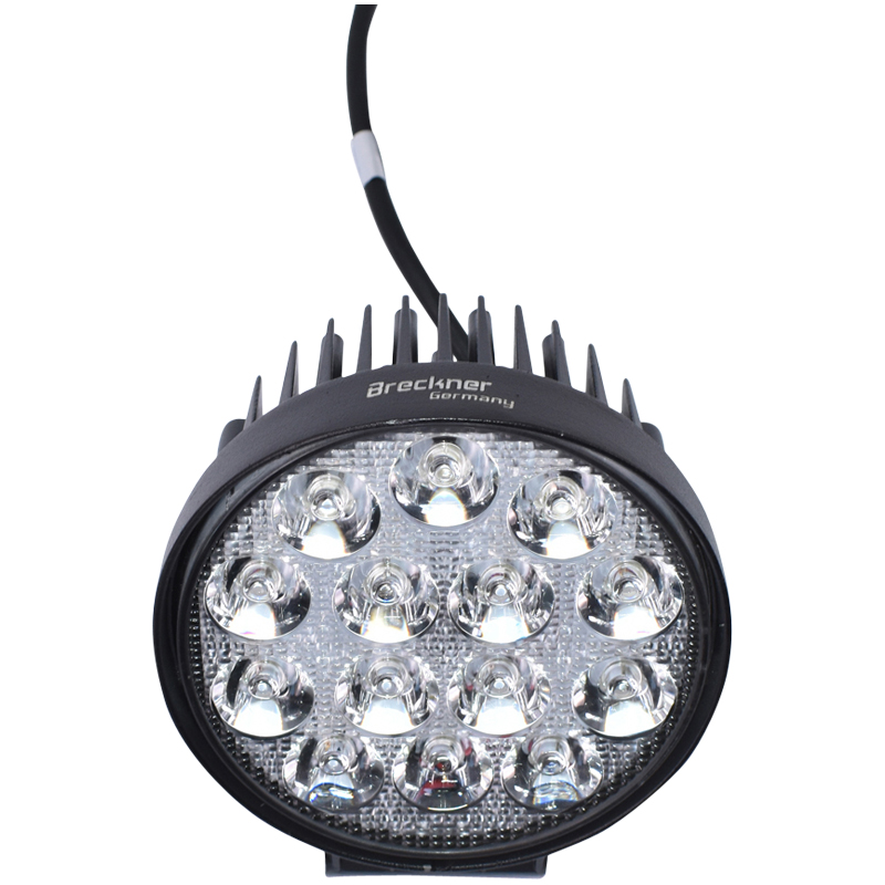 Lampa cu 14 LED-uri 10-30V 42W unghi radiere 30 de grade tip spot 114x114x61mm Breckner Germany