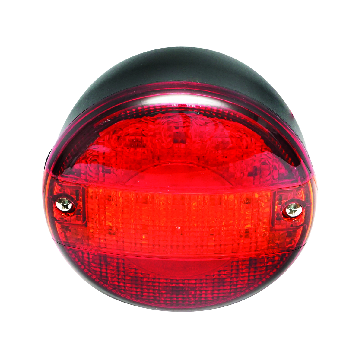 Lampa ceata LED rosie cu semnalizare fi 140mm