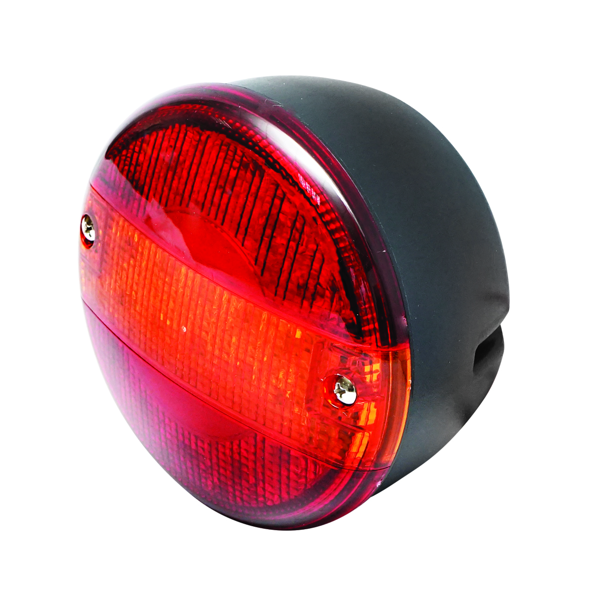Lampa ceata LED rosie cu semnalizare fi 140mm