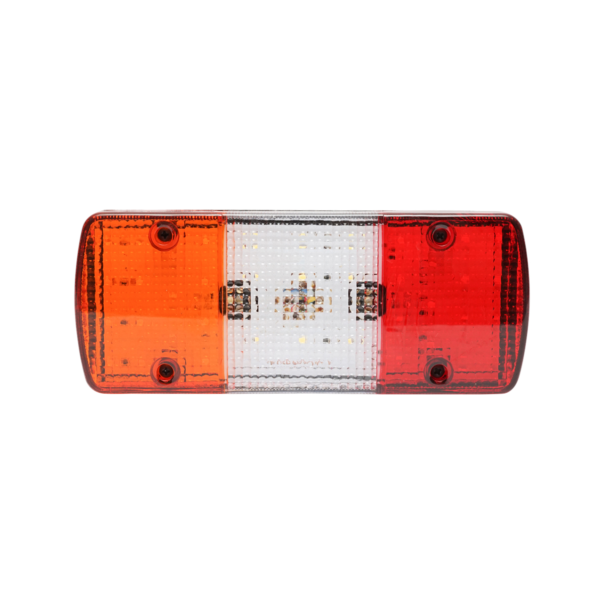 Lampa spate dreptunghiulara 28 LED-uri cu 3 compartimente 12V