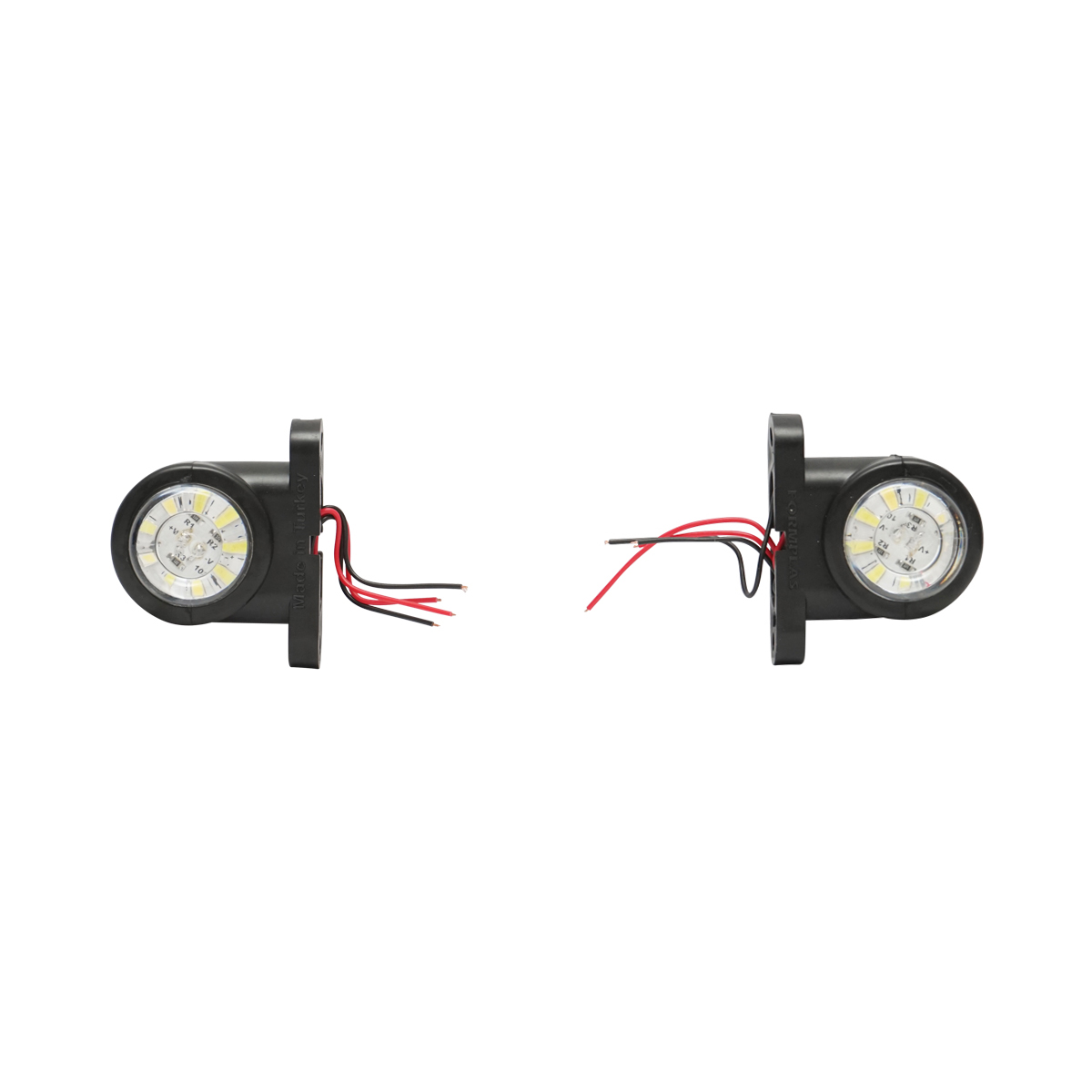 Lampi laterale de gabarit cu LED 12-24V, rosu-alb FR0102 Breckner Germany