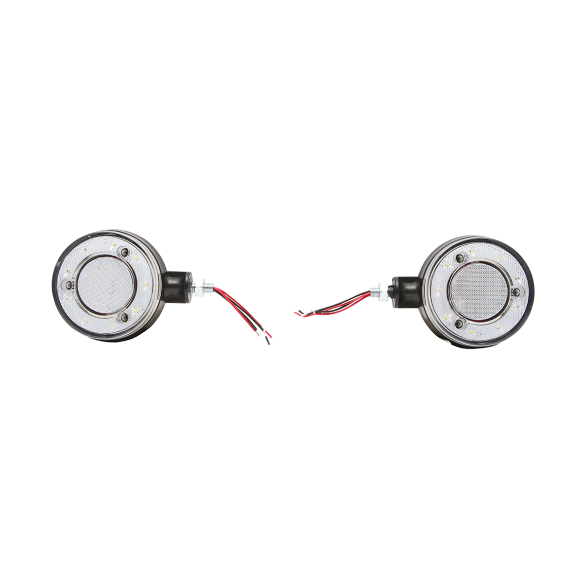 Lampa gabarit LED 12/24V pentru oglinda camion rosu/alb FR0331RW Breckner Germany