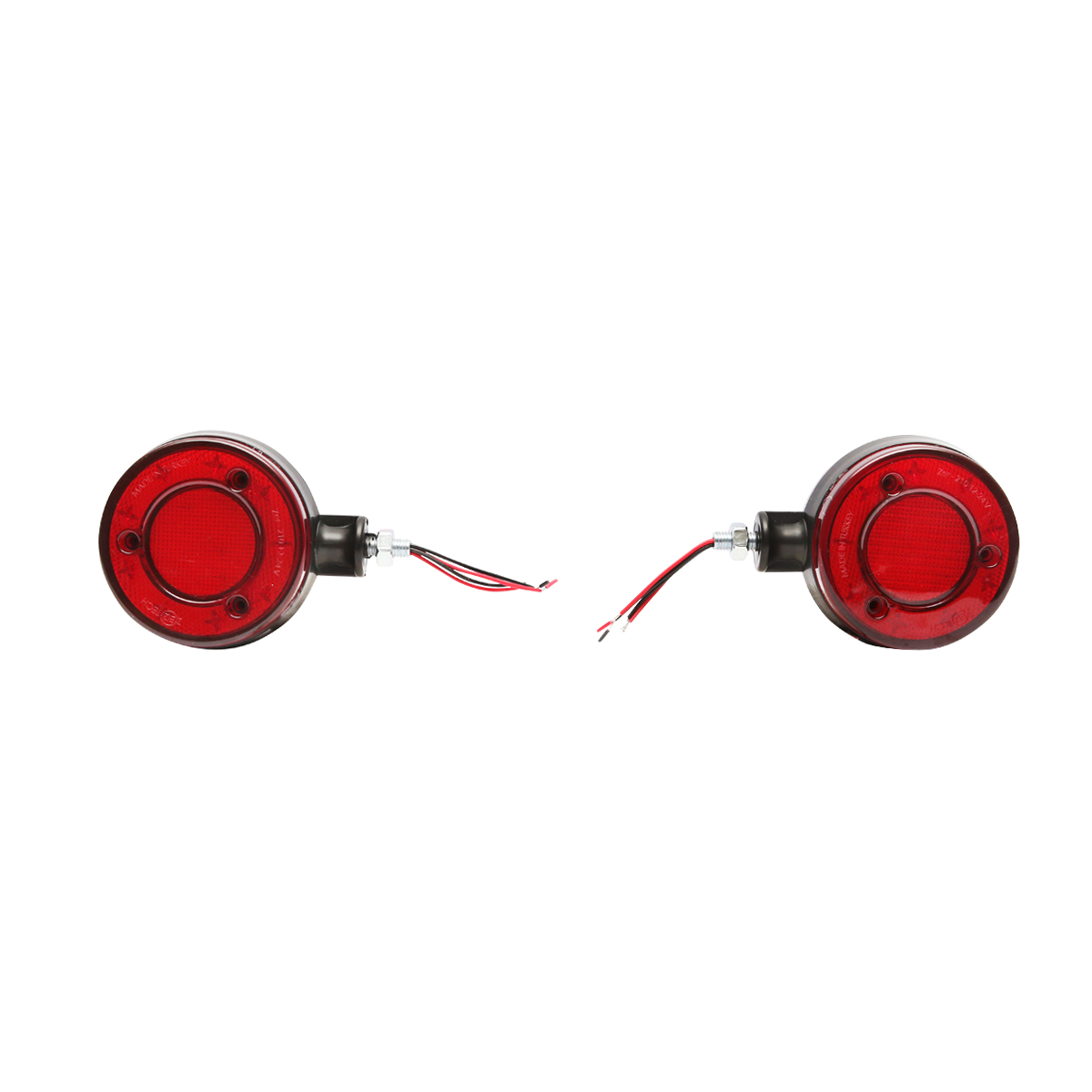 Lampa gabarit LED 12/24V pentru oglinda camion rosu/alb FR0331RW Breckner Germany